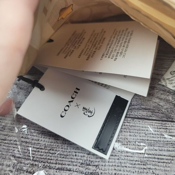 NWT Coach New Year Signature Silk Bandana Scarf With Dragon CQ241 - Picture 6 of 8